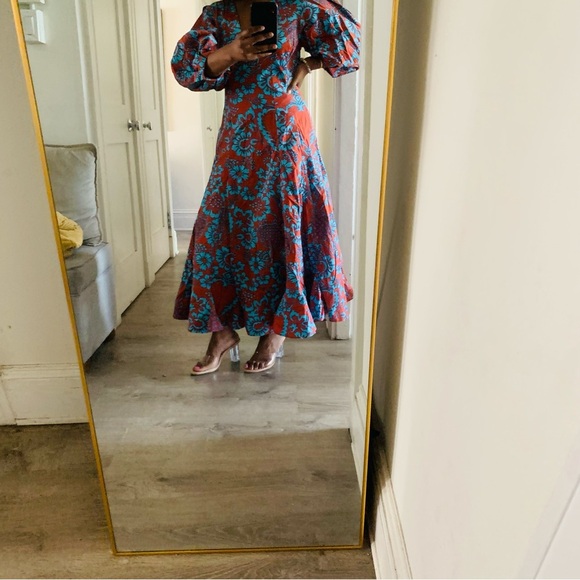 RHODE FLORAL MIDI DRESS - Picture 13 of 13